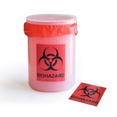 Biohazard waste container Desktop